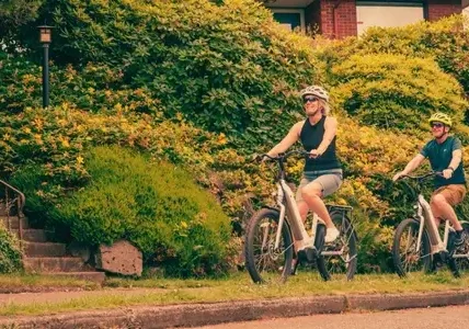 Ride a Bike on the Sidewalk